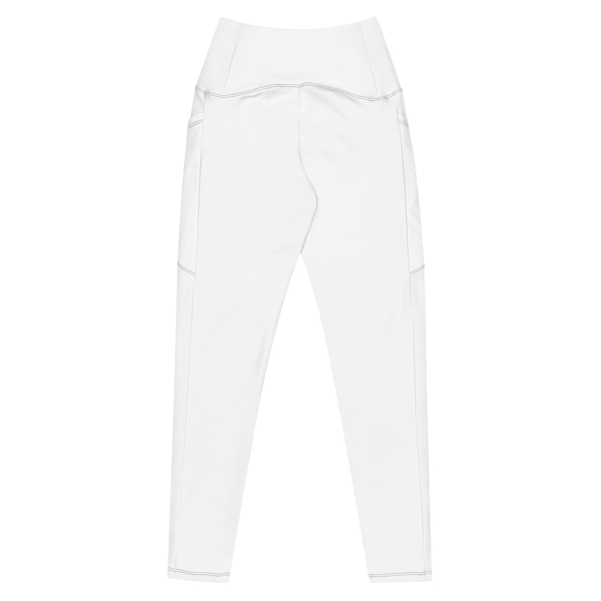 Leggings a vita incrociata con tasche