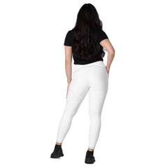 Leggings a vita incrociata con tasche