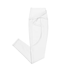 Leggings a vita incrociata con tasche