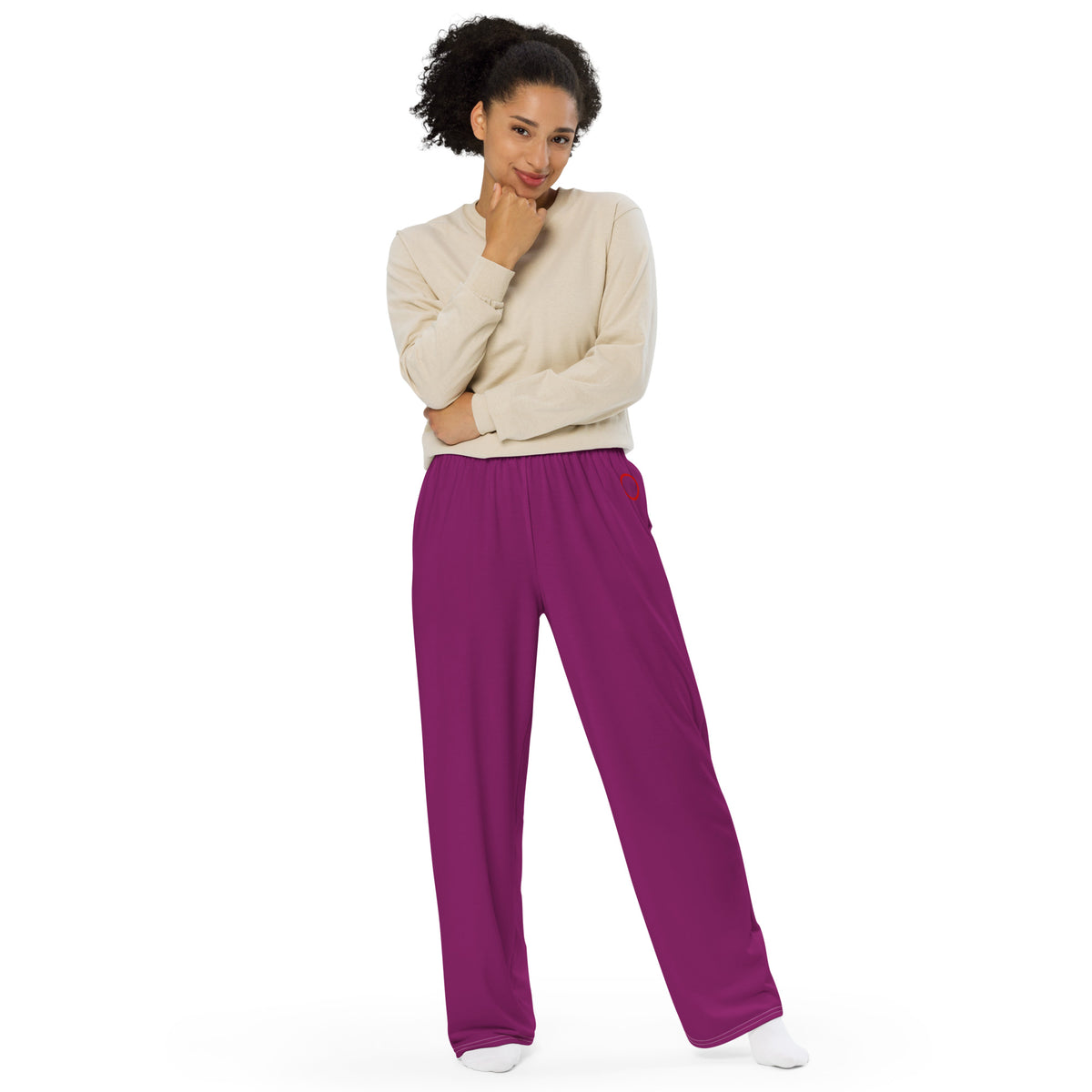 Pantaloni wide leg