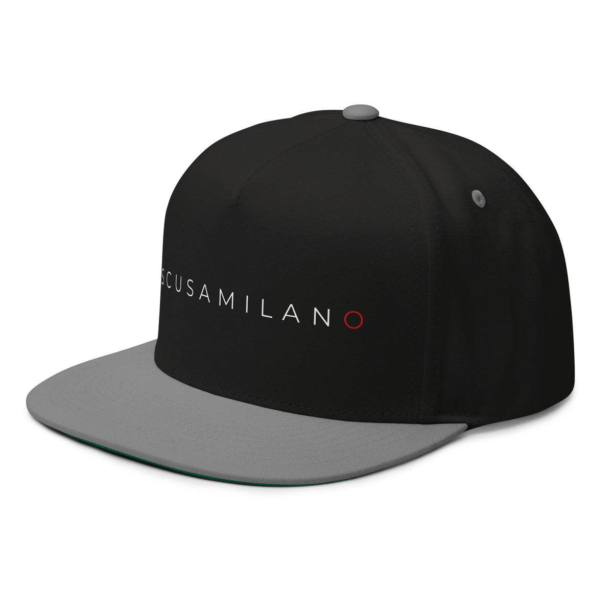 Cappello con visiera piatta