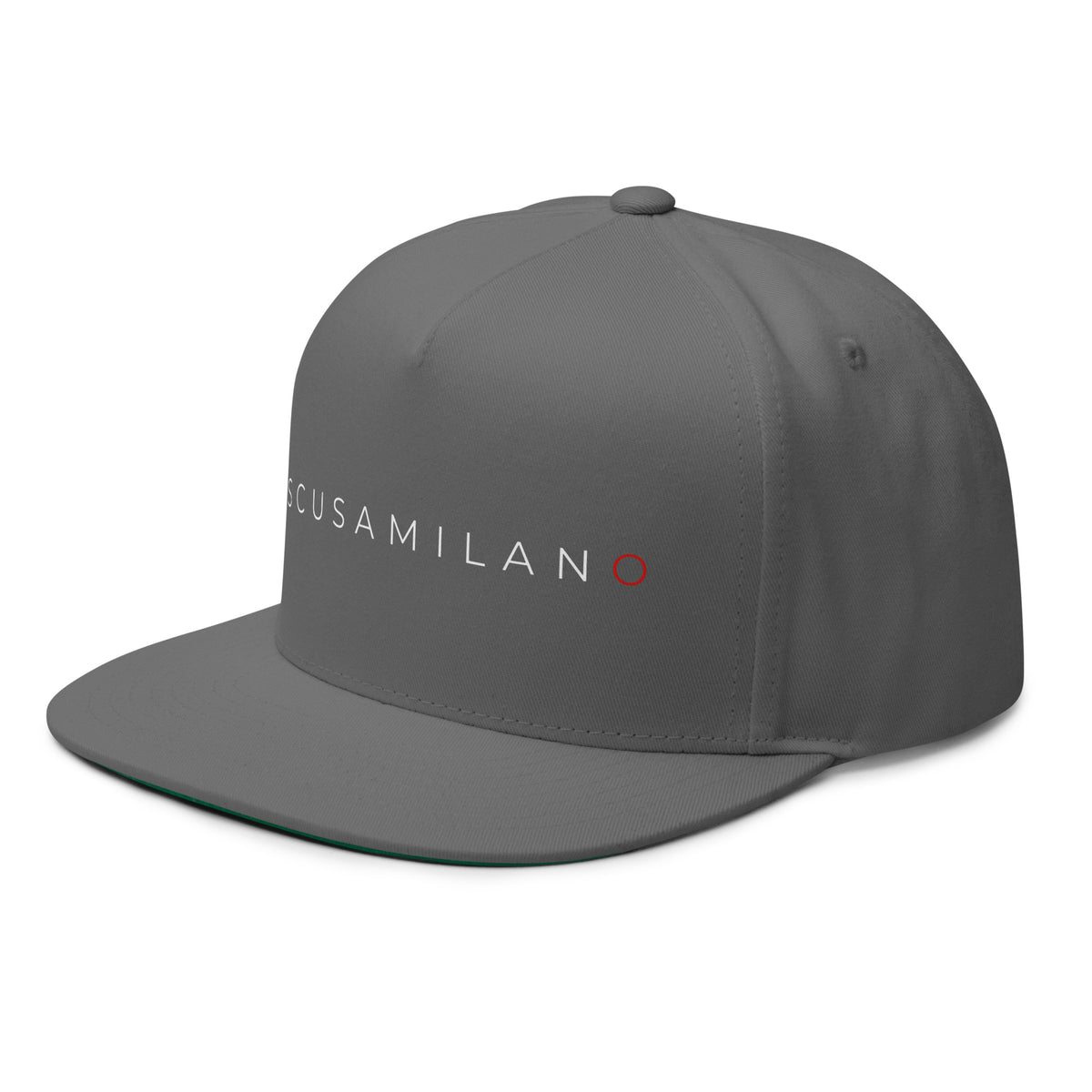 Cappello con visiera piatta