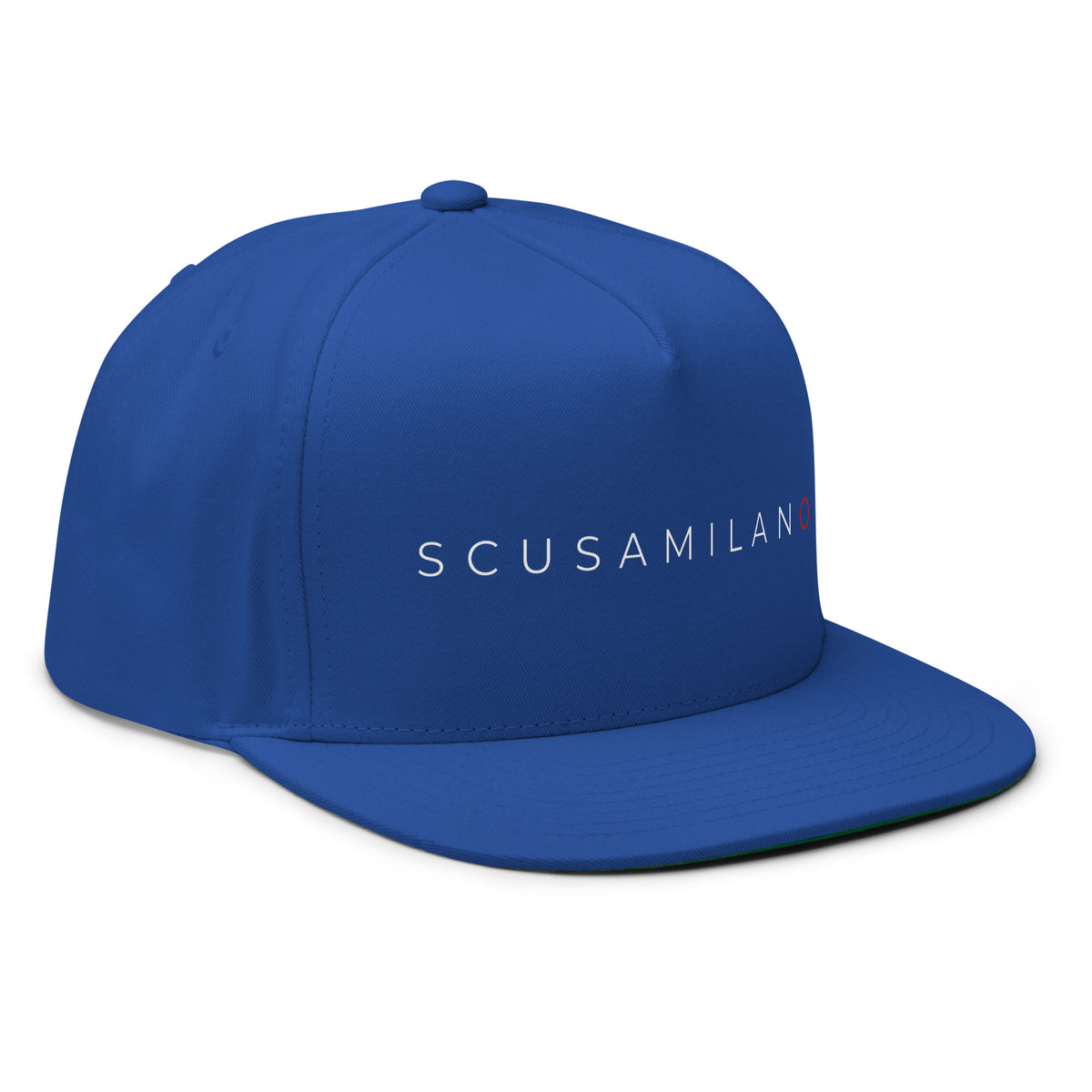 Cappello con visiera piatta