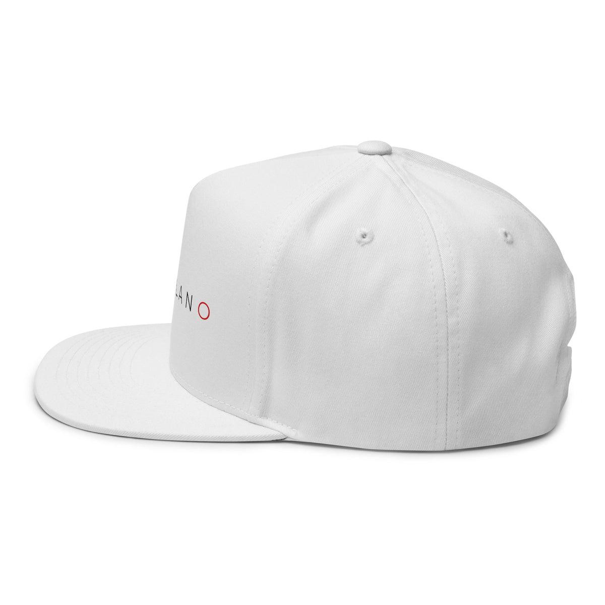 Cappello con visiera piatta