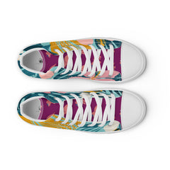 Sneakers alte in tela