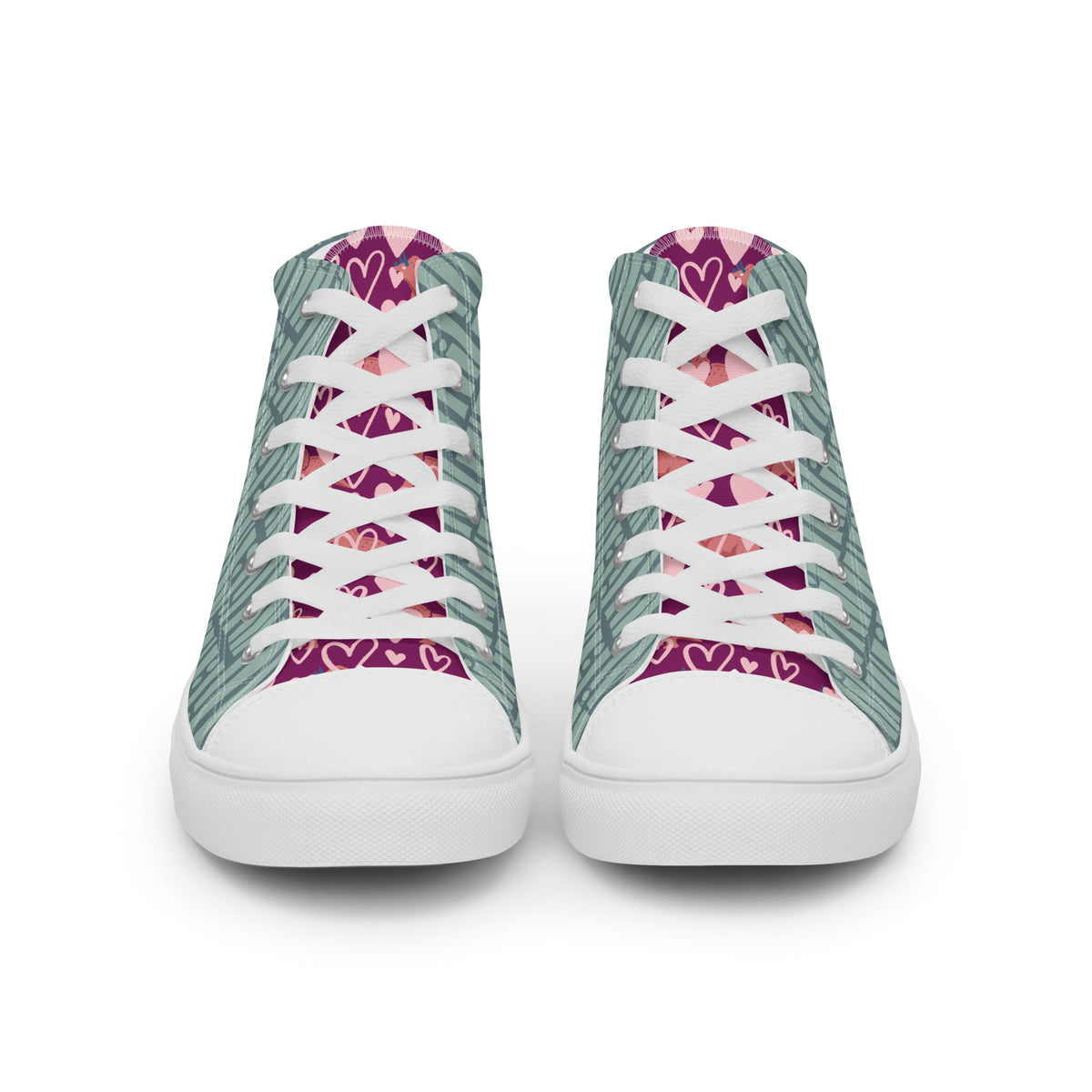 Sneakers alte in tela