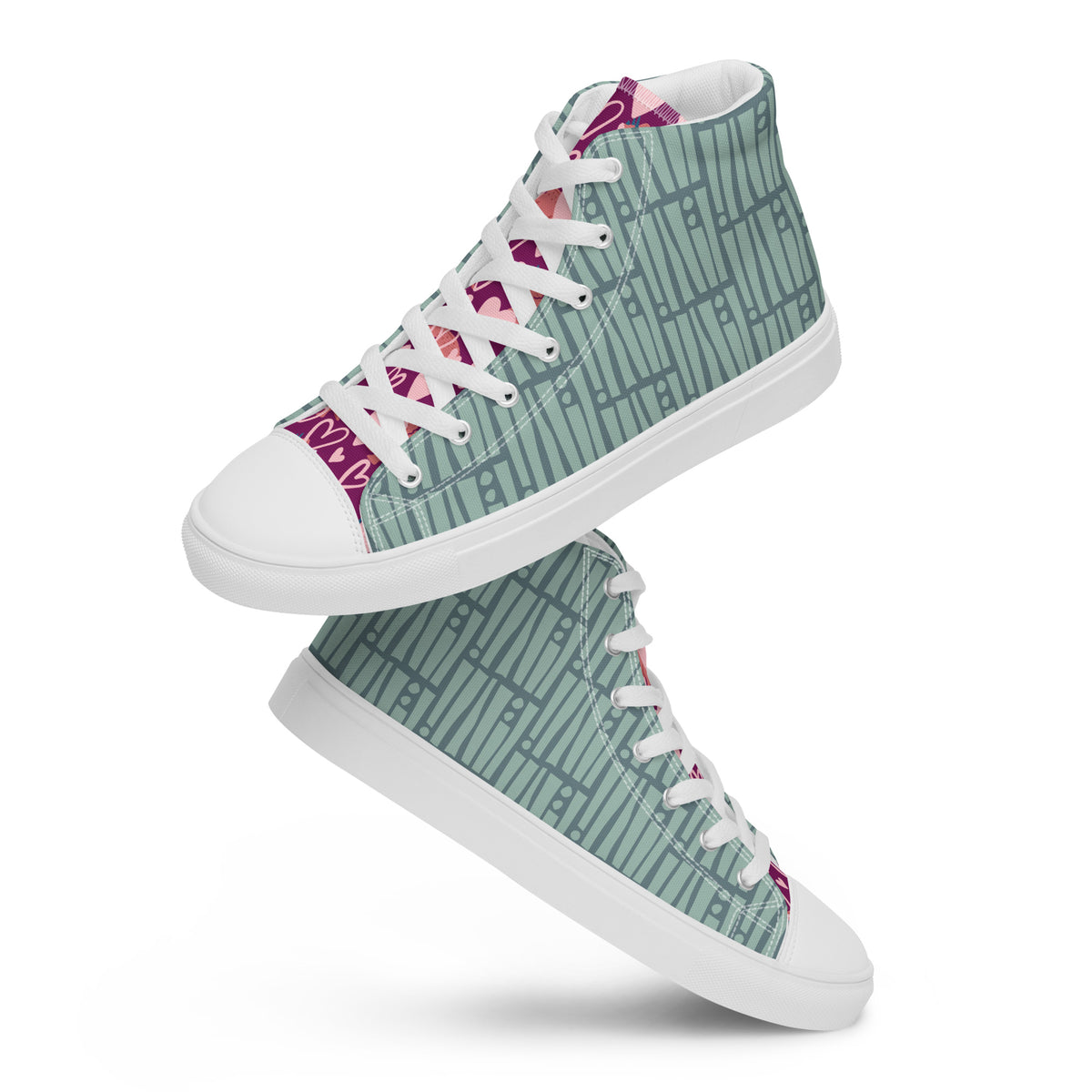 Sneakers alte in tela