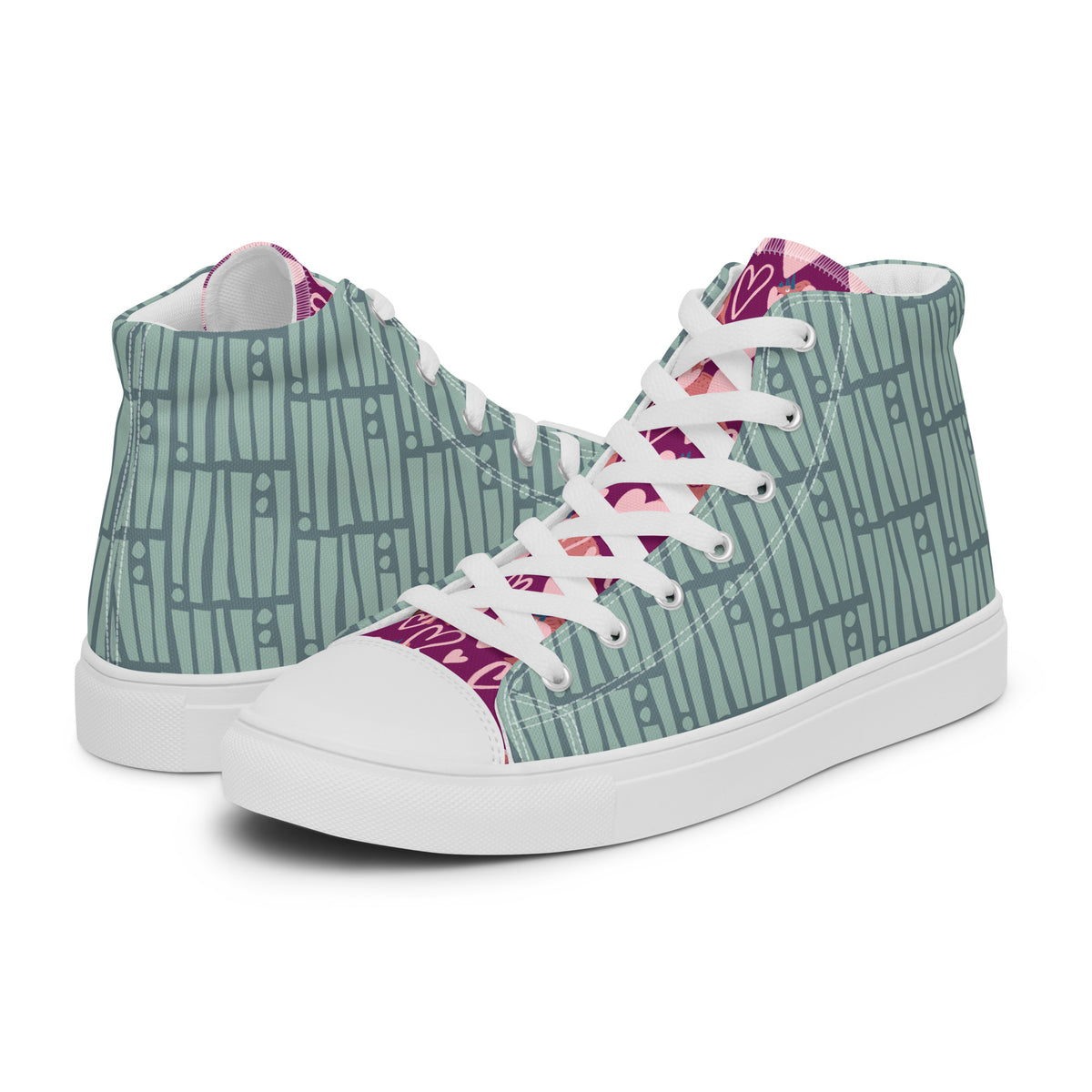 Sneakers alte in tela