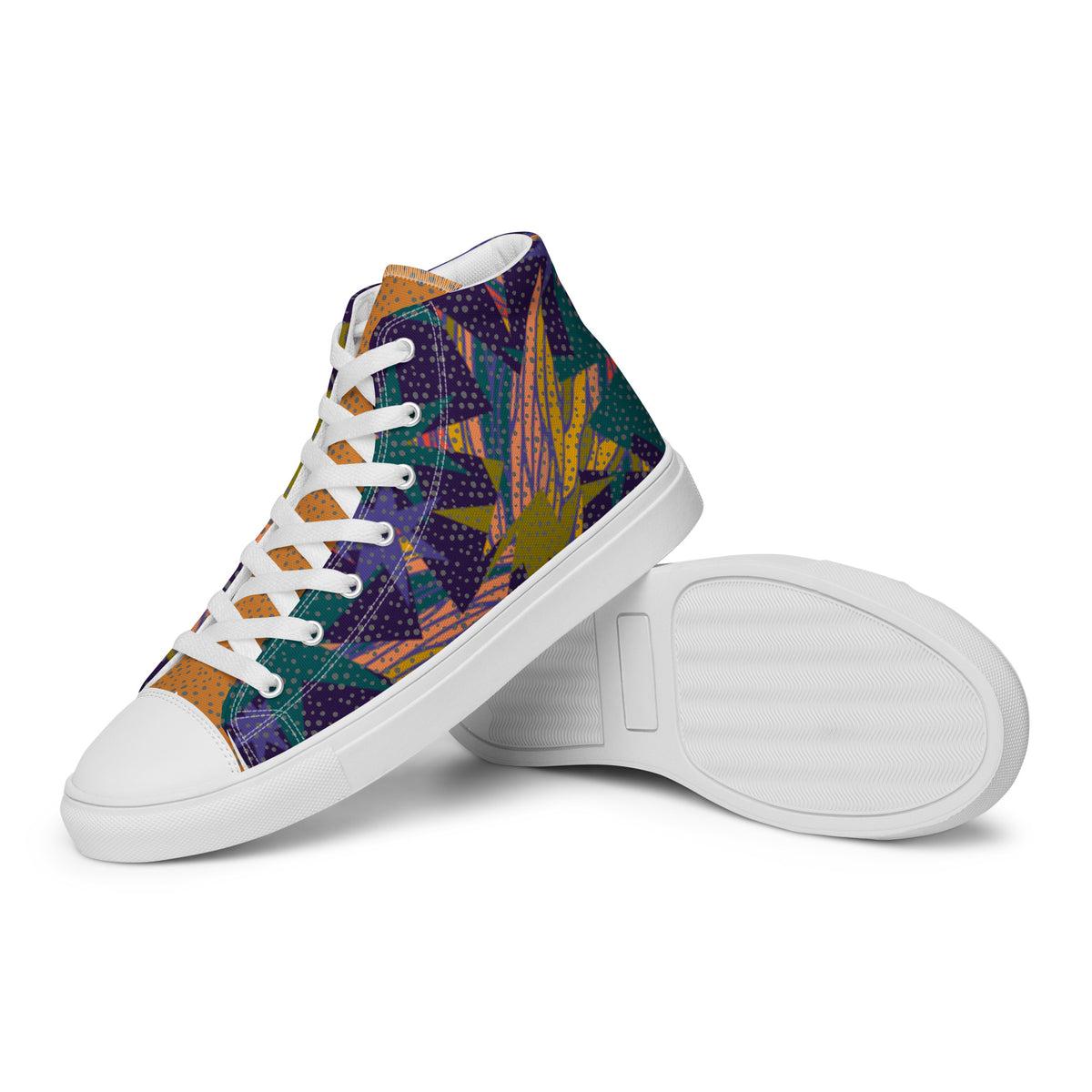 Sneakers alte in tela