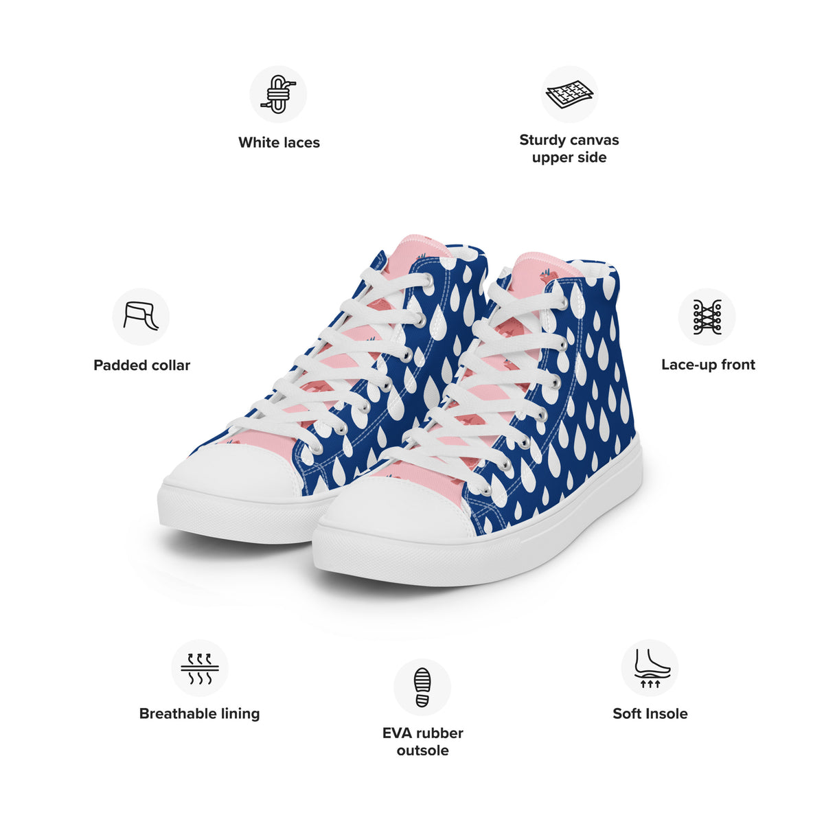 Sneakers alte in tela