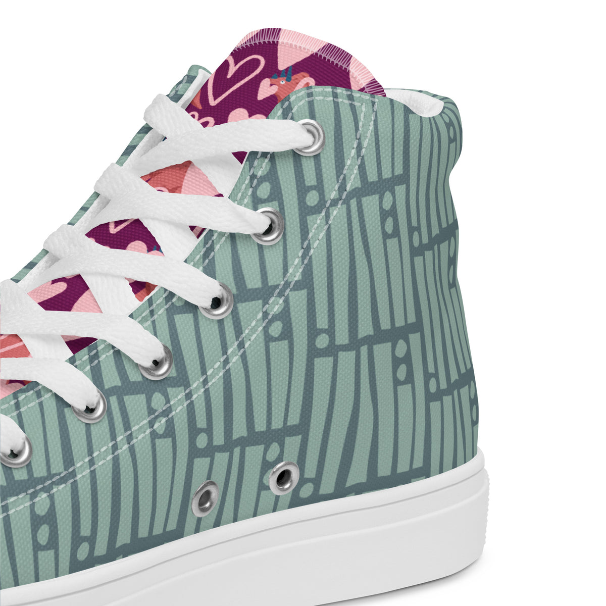 Sneakers alte in tela