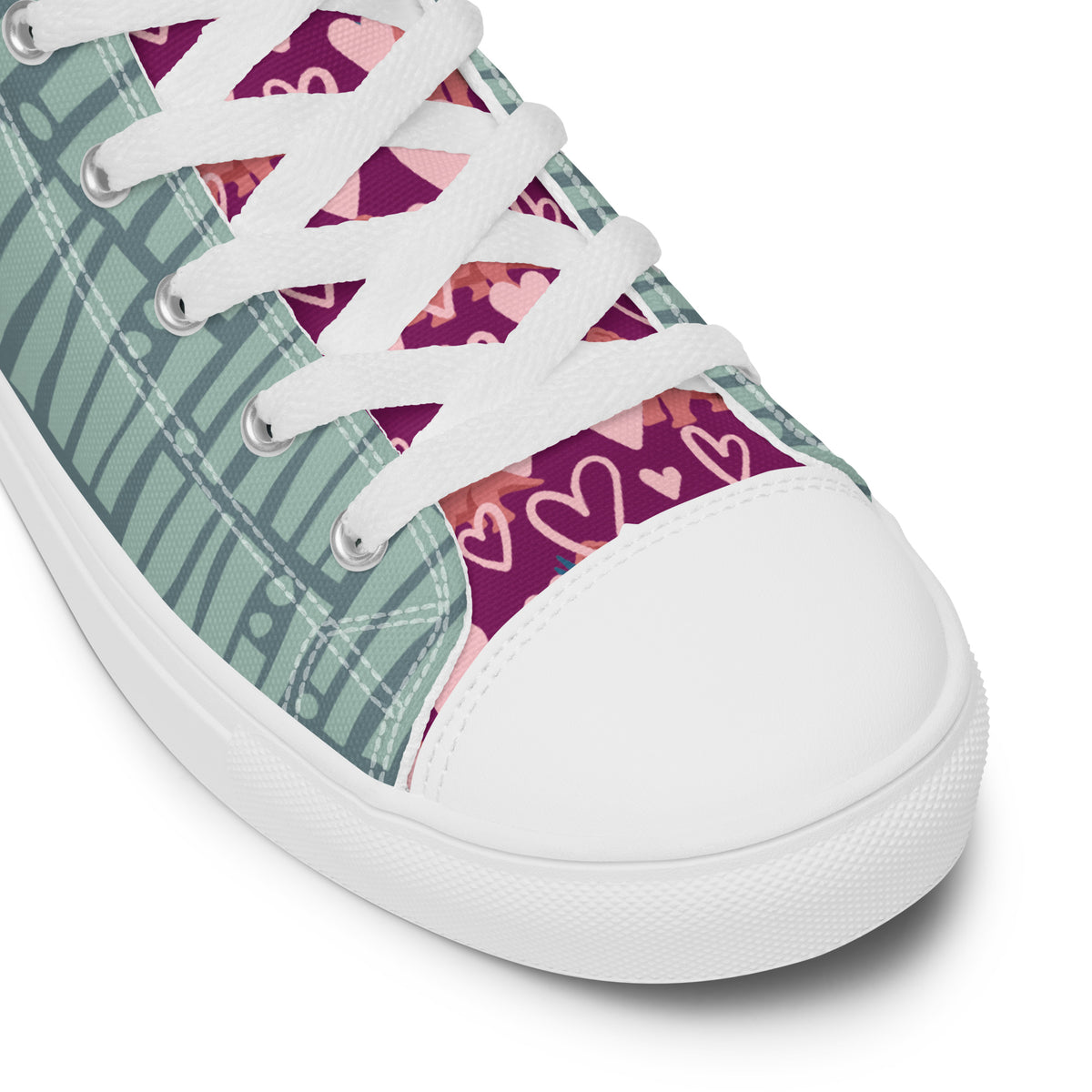Sneakers alte in tela