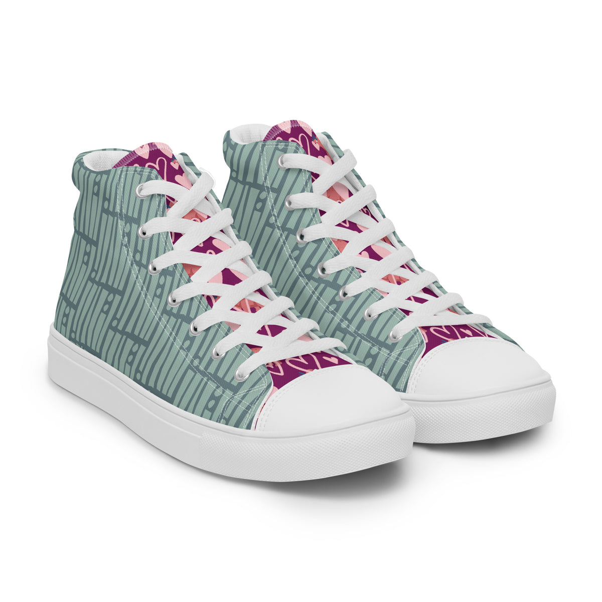 Sneakers alte in tela