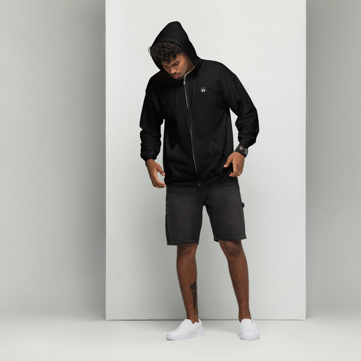 Felpa con cappuccio zip - Classic