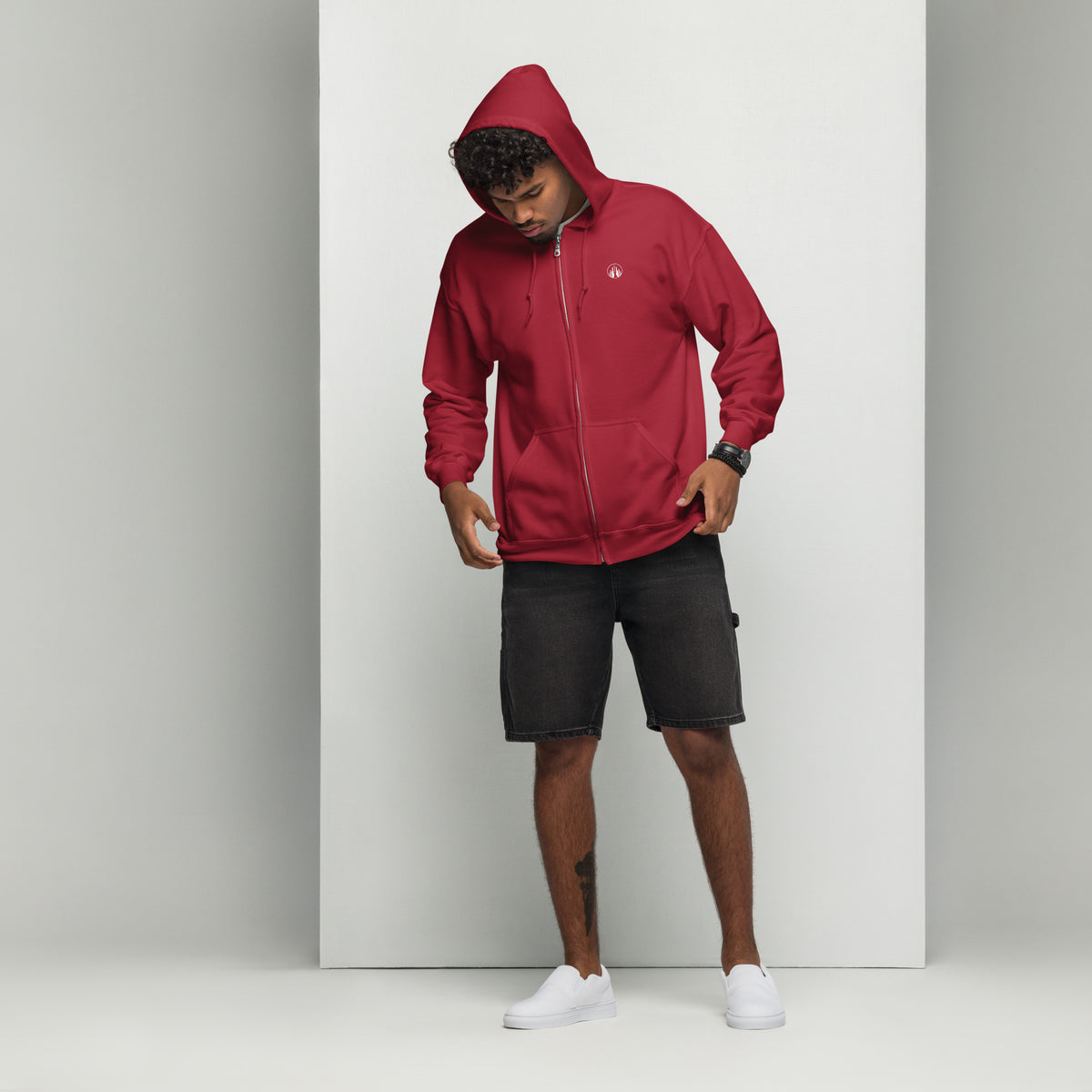 Felpa con cappuccio zip - Classic
