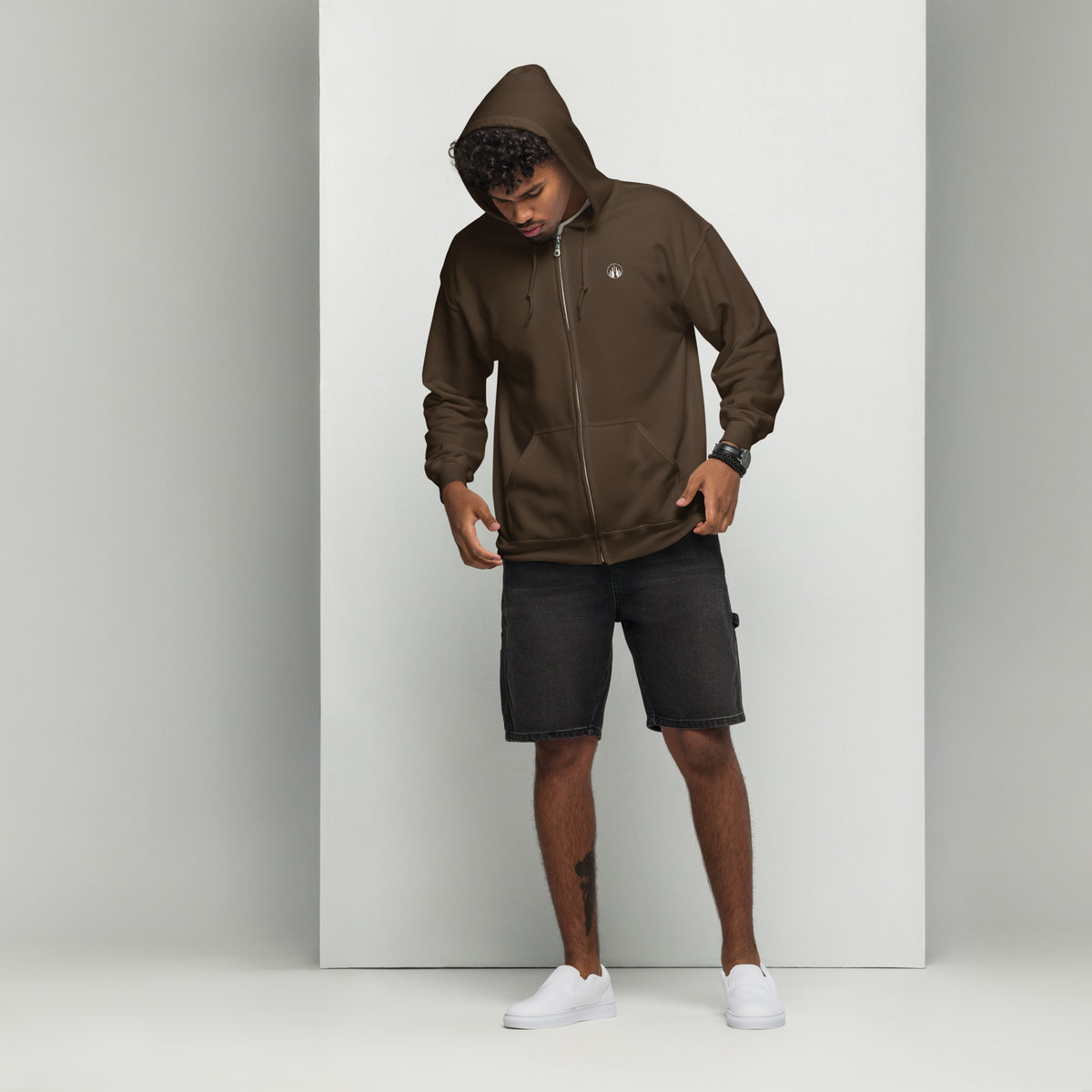 Felpa con cappuccio zip - Classic