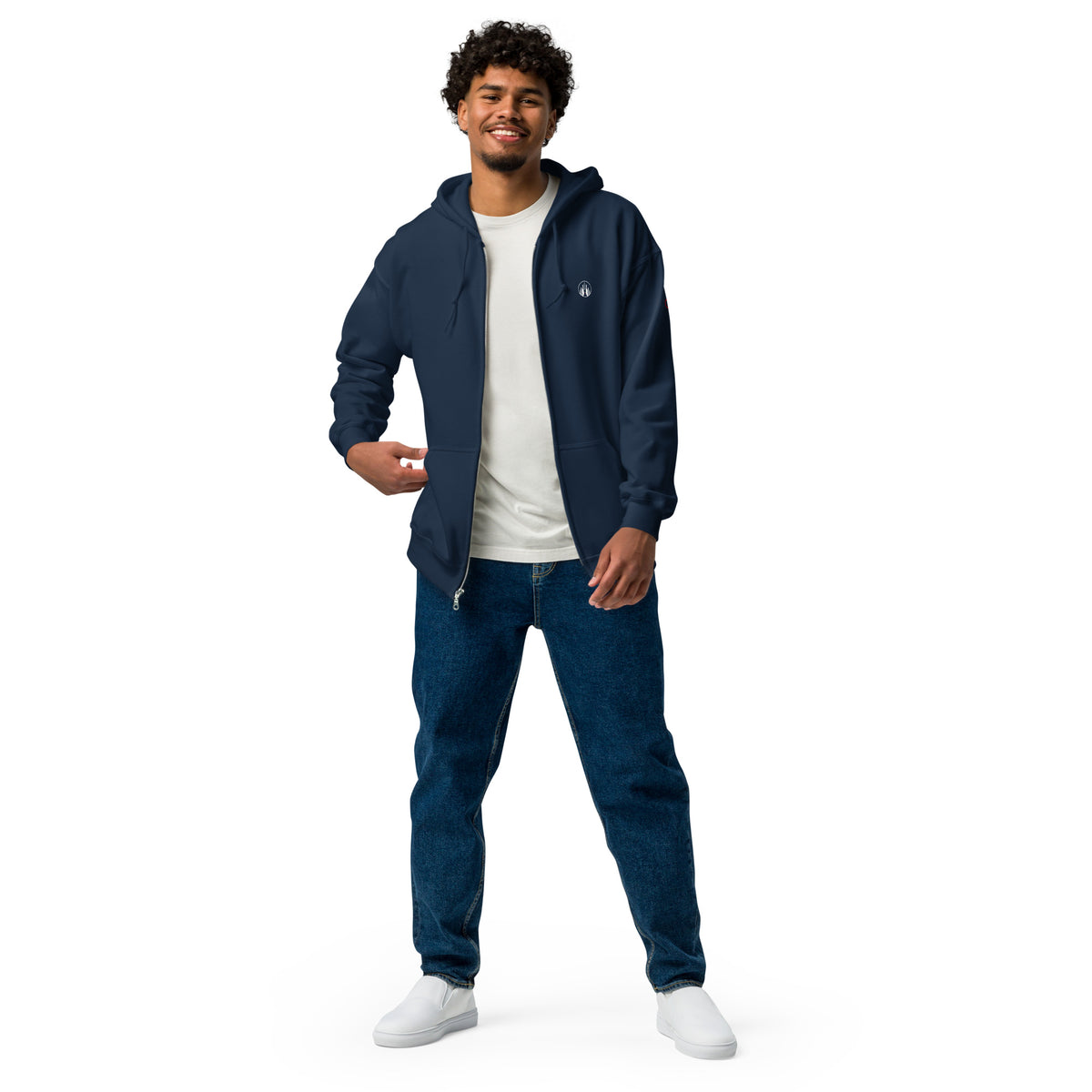 Felpa con cappuccio zip - Classic