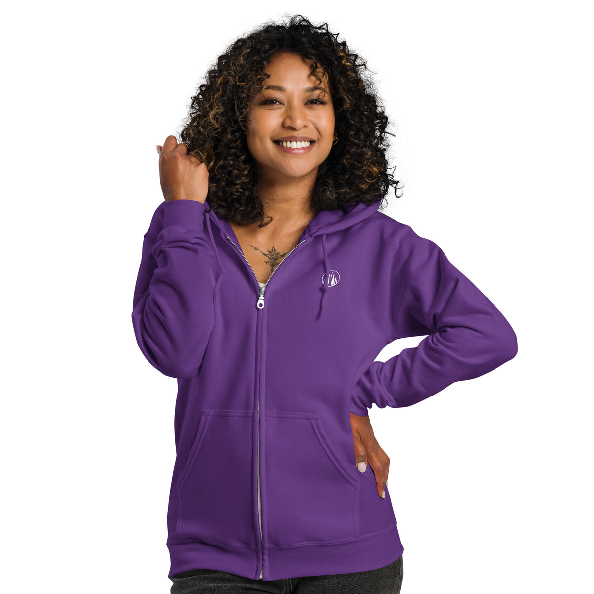 Felpa con cappuccio zip - Classic