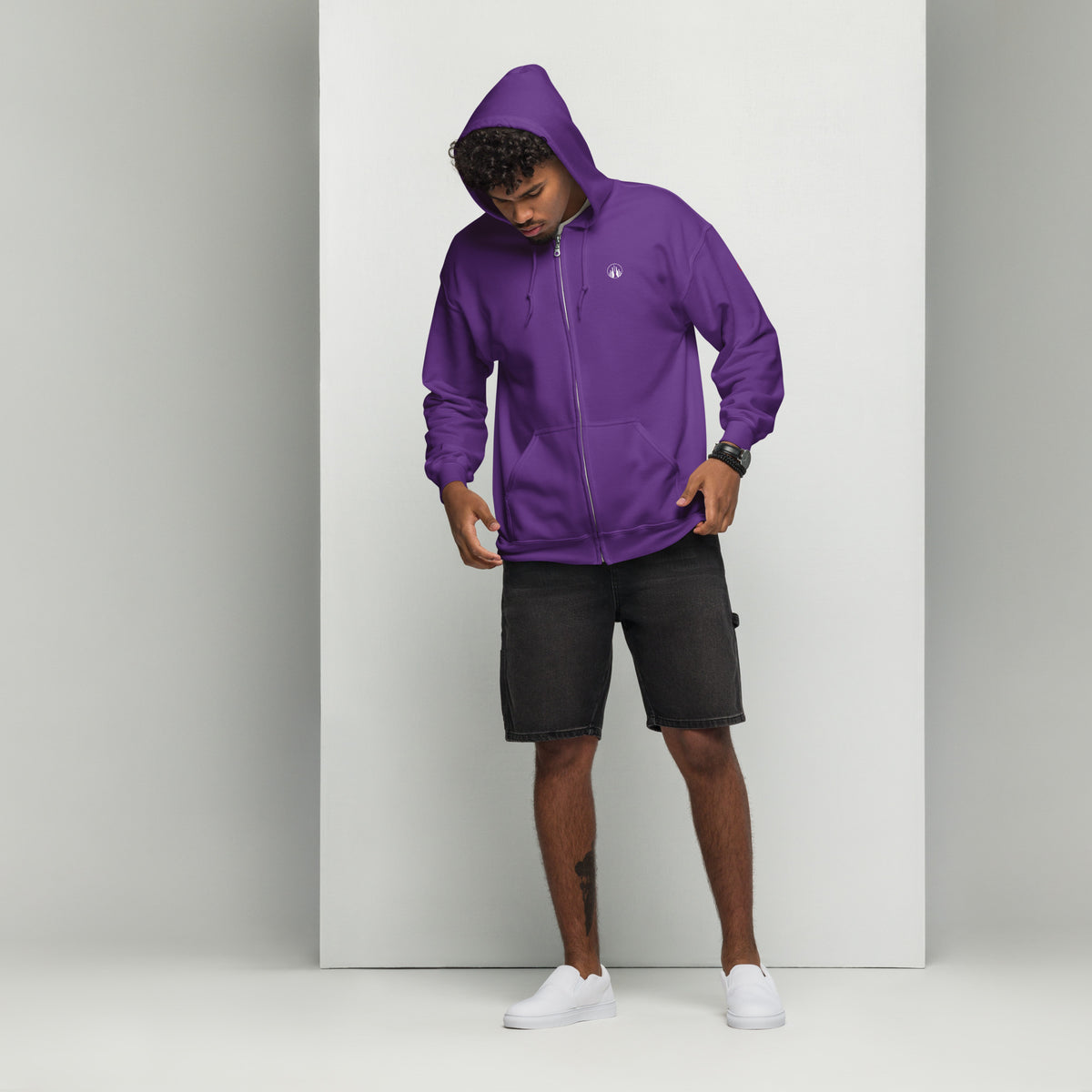 Felpa con cappuccio zip - Classic