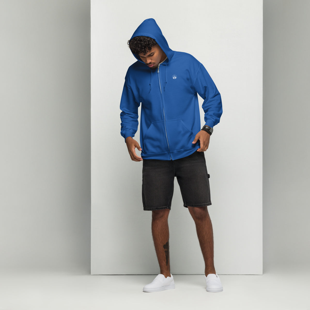Felpa con cappuccio zip - Classic