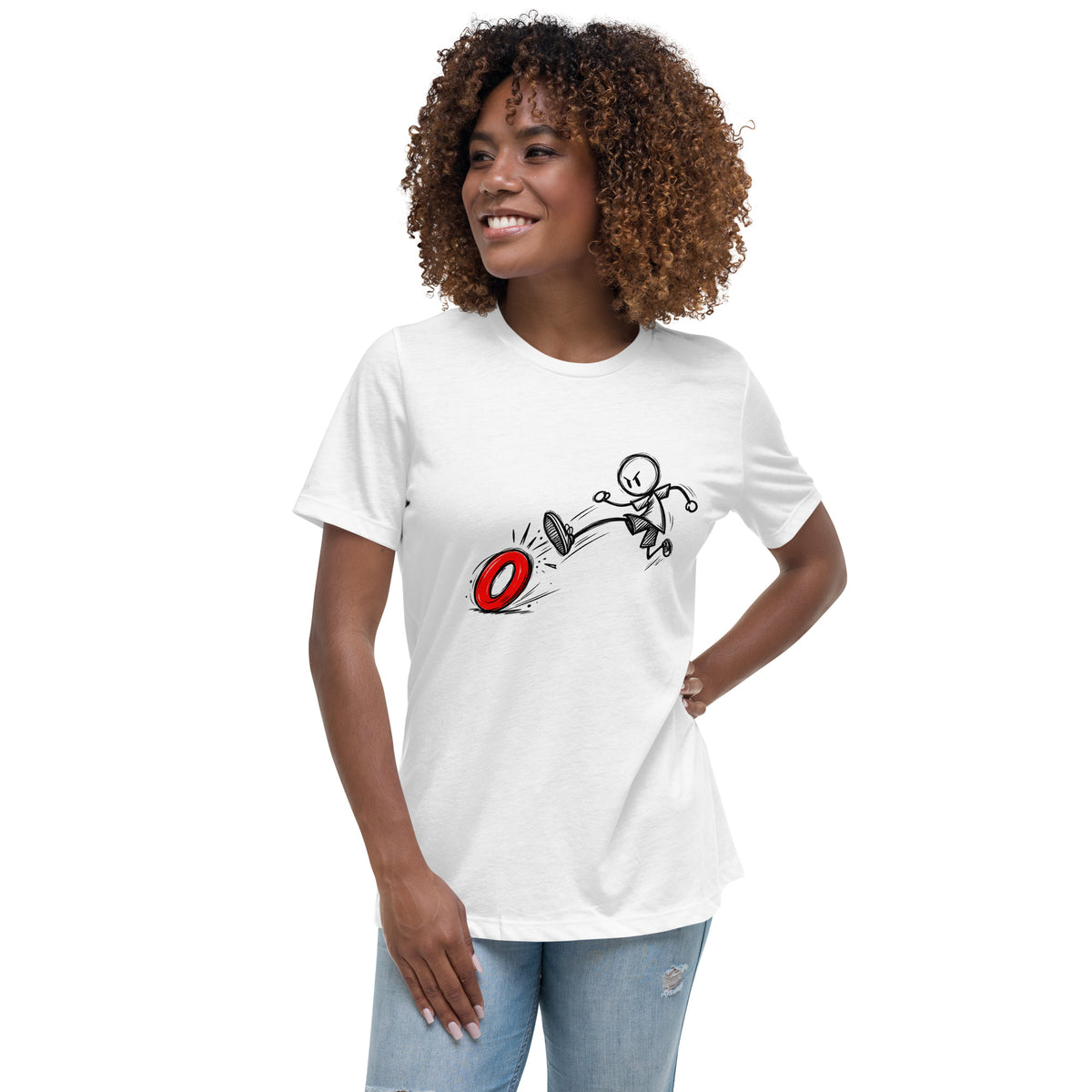 T-shirt relaxed fit donna#07