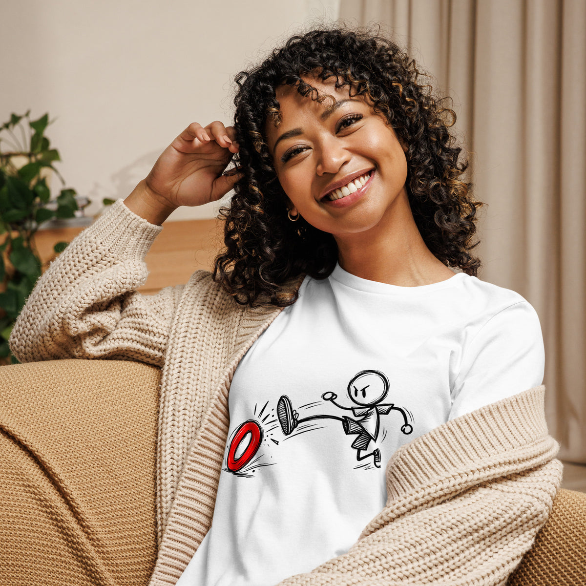 T-shirt relaxed fit donna#07